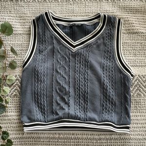 Sweater vest style top